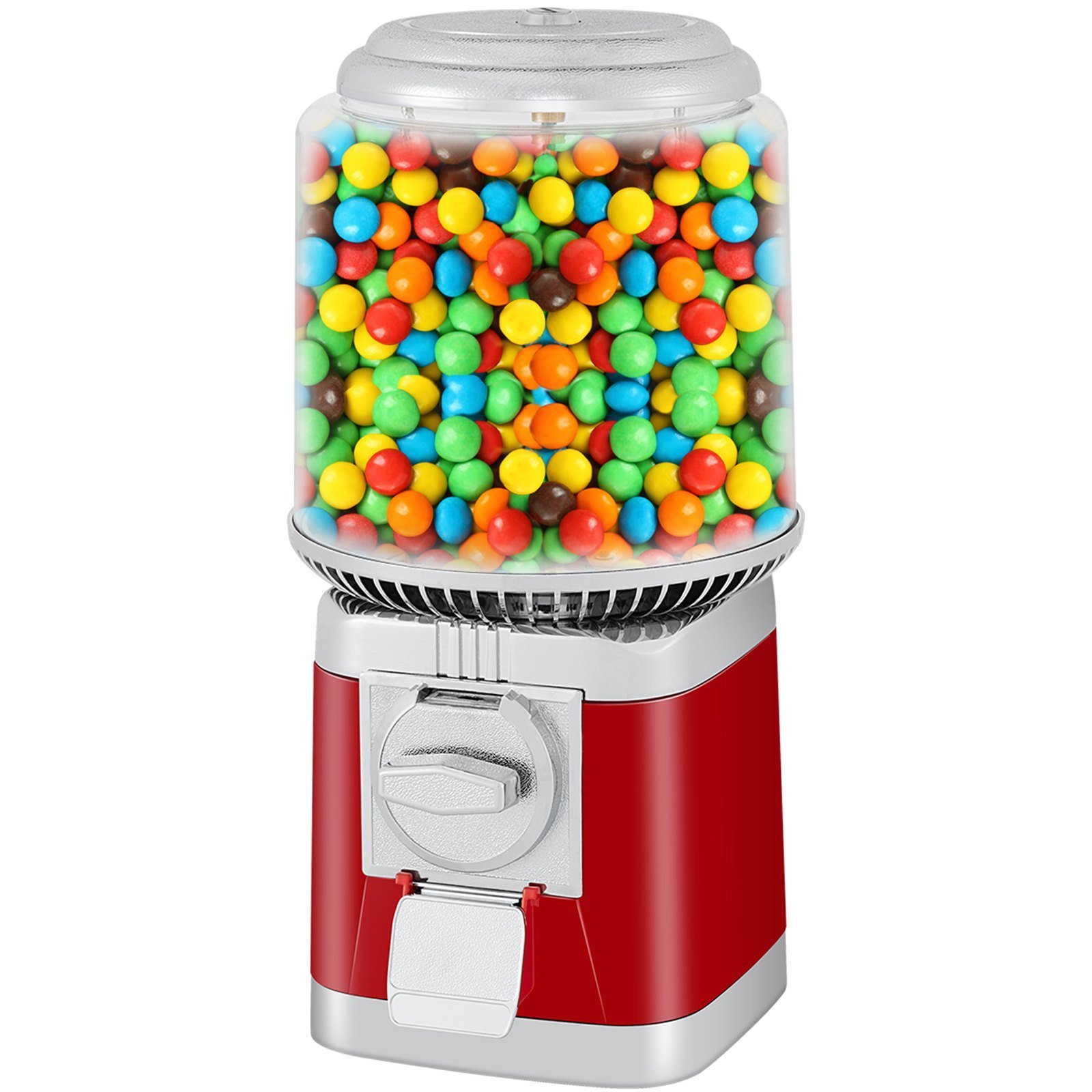 Powder Machine Candy VEVOR Gumball Machine, 1-inch Candy Vending Machine, Commercial Gumball ...